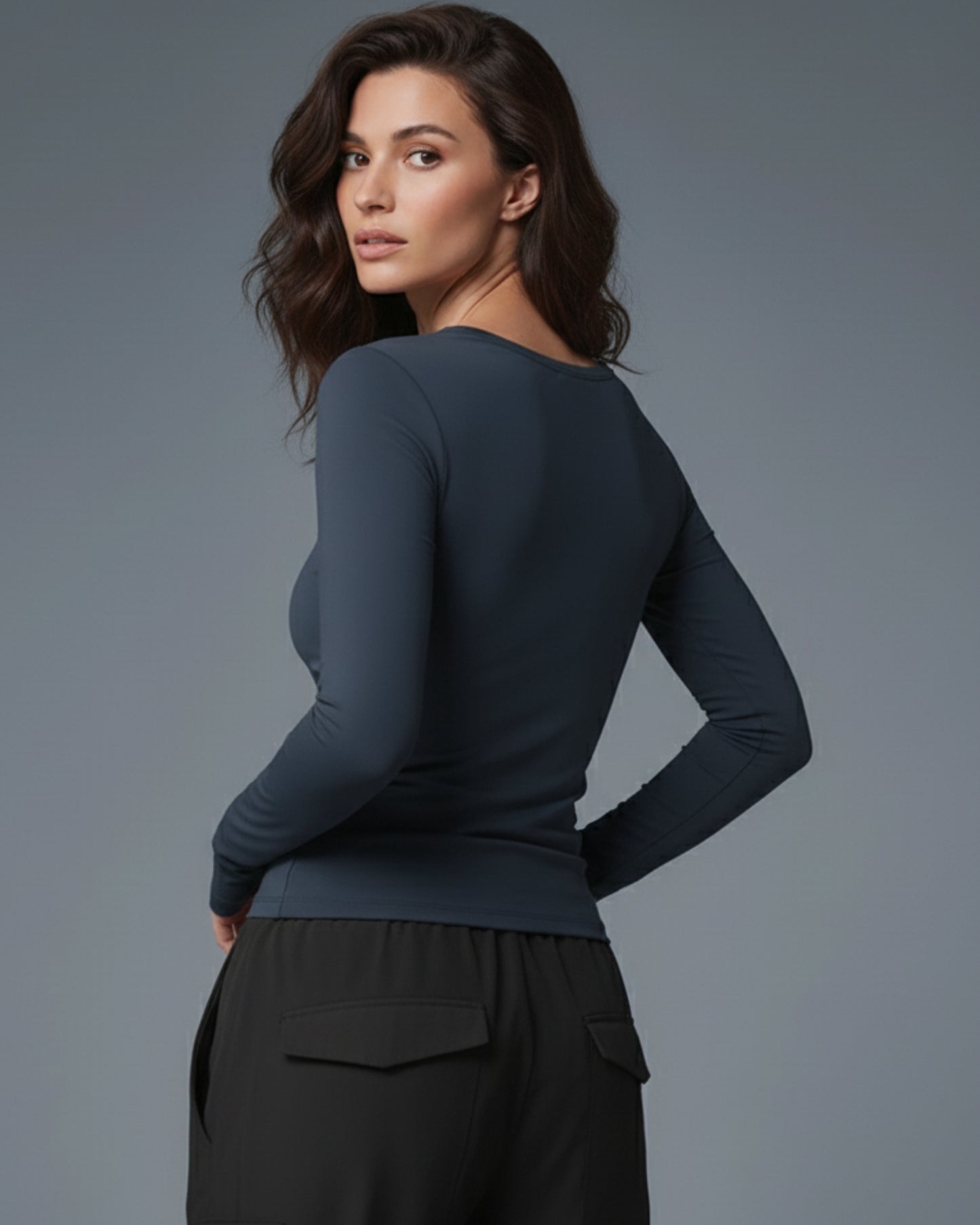 Flow Long Sleeve - Blue Ocean