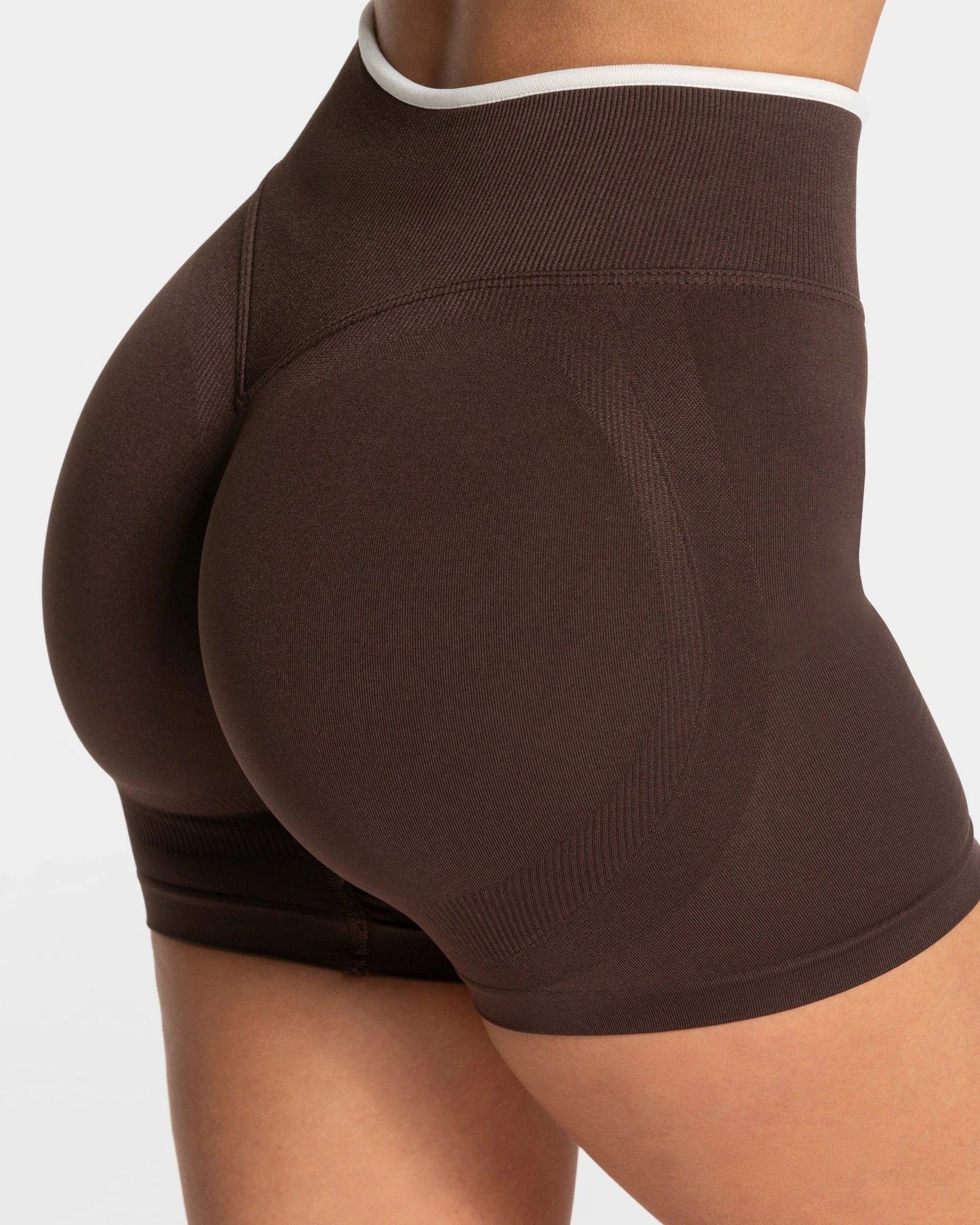 Harmony Seamless High Waist Biker - Coffee