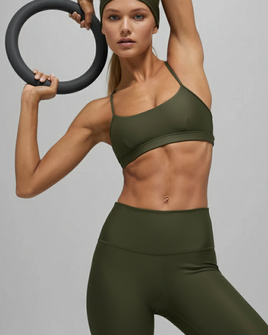 Presence Seamless Legging - Green Olive