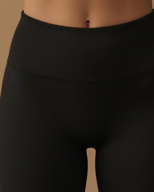 Serene Scrunch Leggings - Black