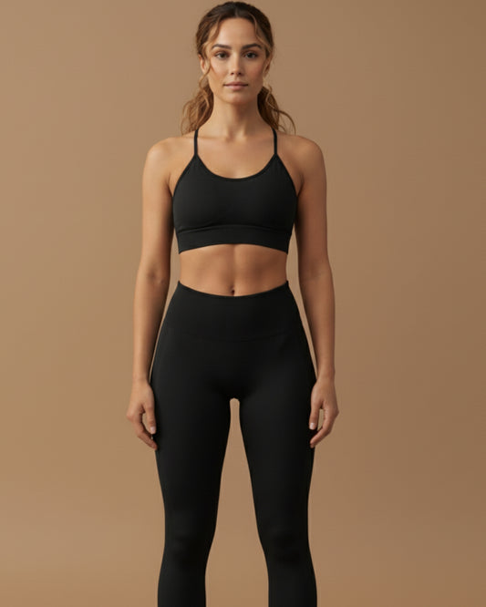 Serene Scrunch Leggings - Black