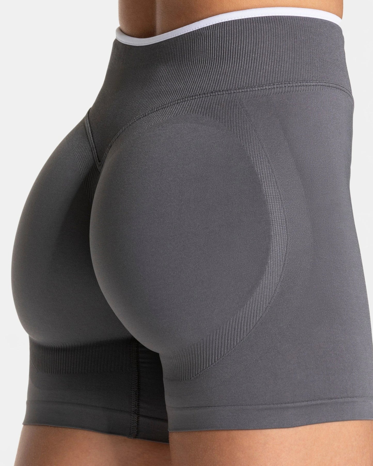 Harmony Seamless High Waist Biker - Grey