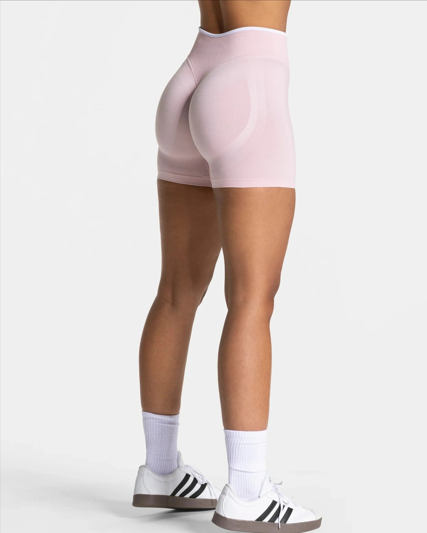 Harmony Seamless High Waist Biker - Pink
