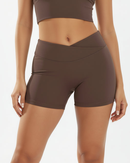 Grace Seamless Biker - Brown