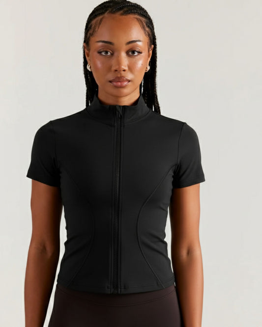 Alignment Zip Top - Black