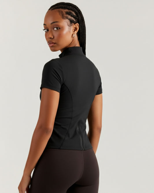 Alignment Zip Top - Black