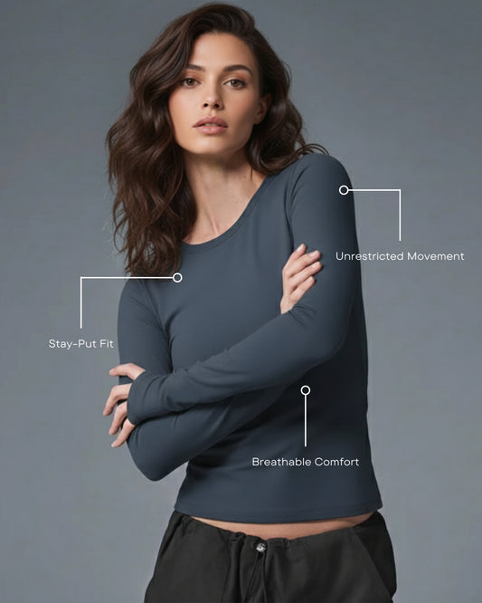 Flow Long Sleeve - Blue Ocean