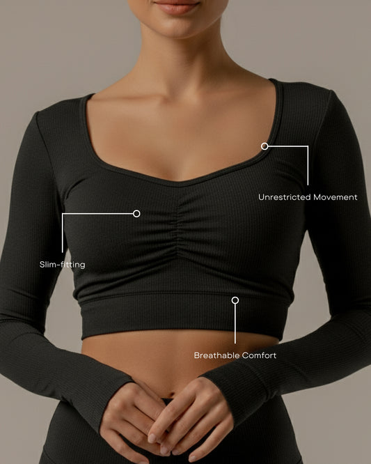 Sculpt Long Sleeve - Black