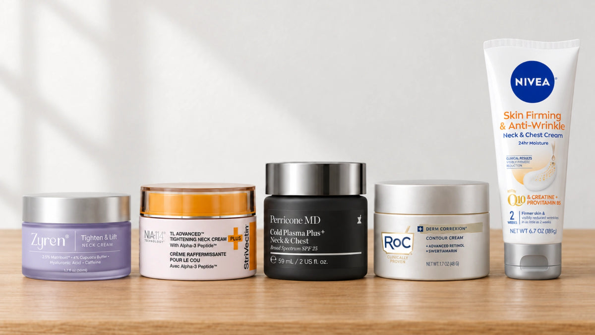 The five best-selling neck creams in America, tested side by side