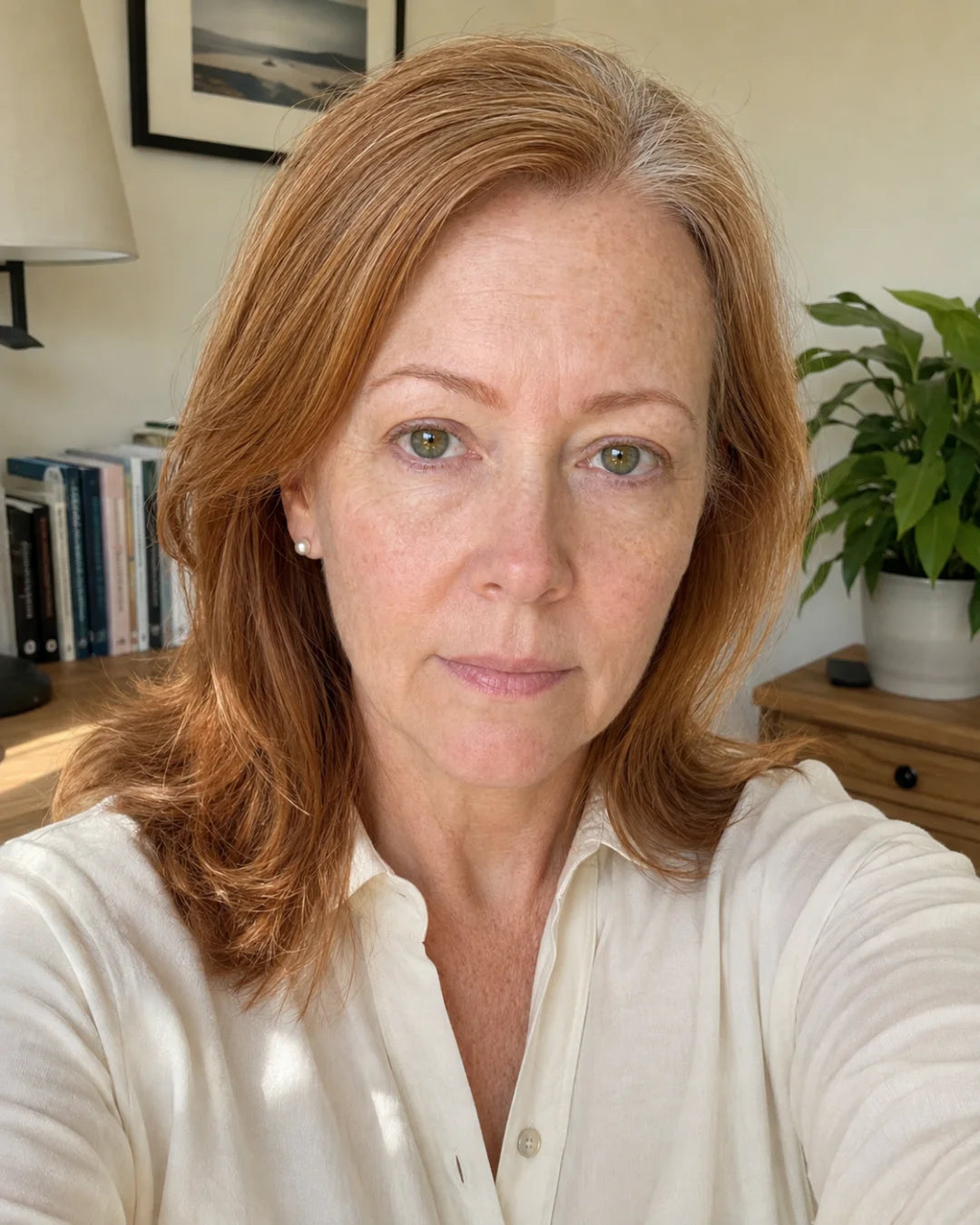 Under-eye area after using Zyren eye cream, participant 8